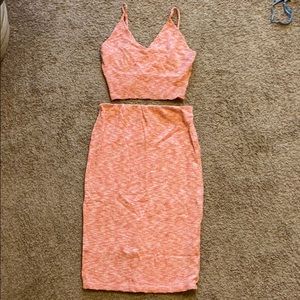 Two piece crop top set